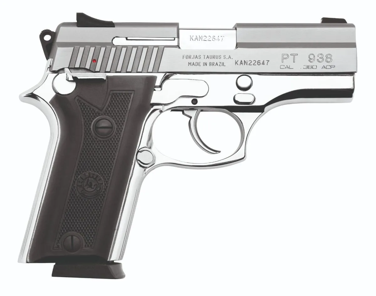 PISTOLA TAURUS PT 938 INOX CAL. .380