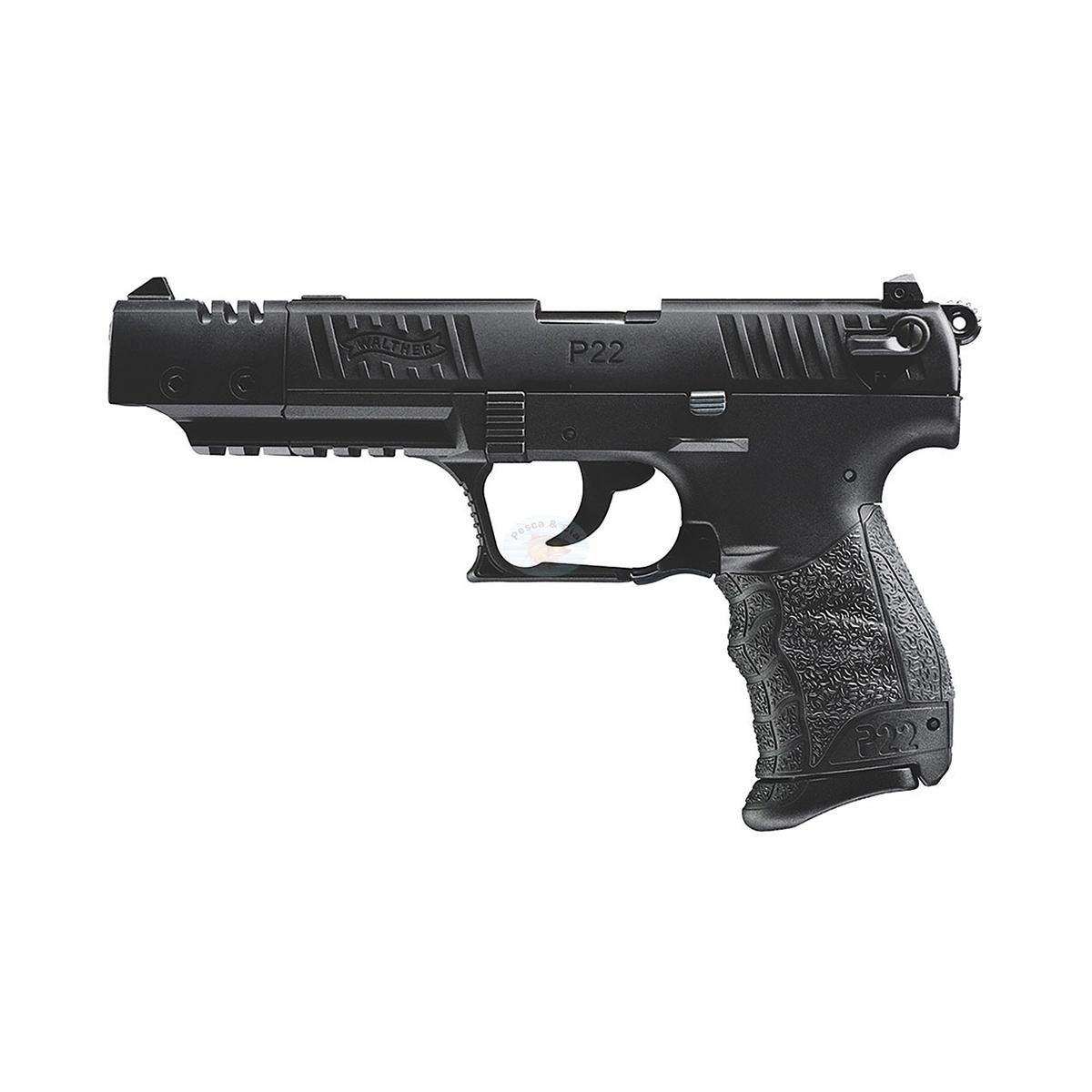 PISTOLA WALTHER P22 TARGET CALIBRE .22 LR 10 TIROS