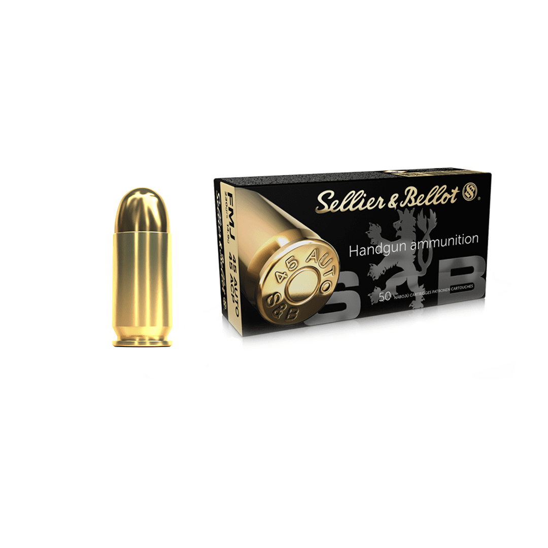 Munição S&B 45AUTO FMJ 230Gr Cx.50un